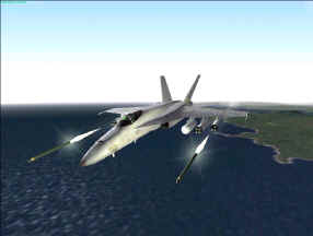 F/A-18 Launching Missles
